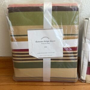 Twin Duvet cover and two shams, all NWT